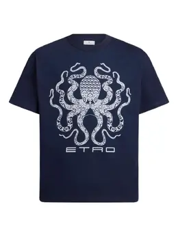 ETRO: Футболка с принтом 