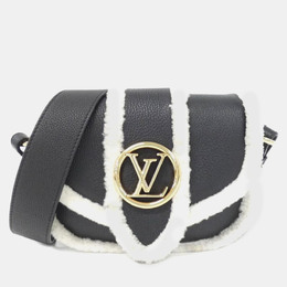 Louis Vuitton: Чёрная сумка  Pont Neuf