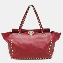 Valentino: Сумка-шоппер  Rockstud