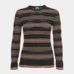M Missoni: Зелёный топ 