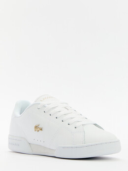 Lacoste: Белые кроссовки 
