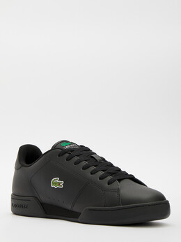 Lacoste: Чёрные кроссовки 