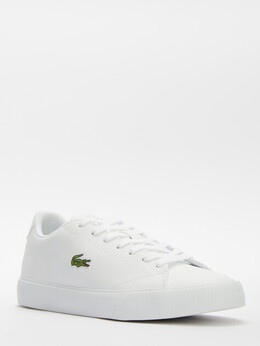 Lacoste: Белые кроссовки 