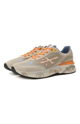 Premiata: Бежевые кроссовки 
