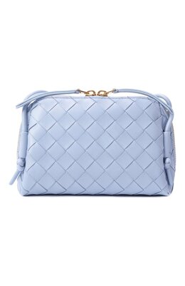 Bottega Veneta: Голубая сумка  Pouch
