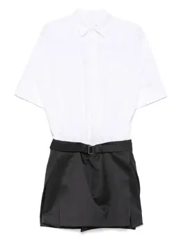 sacai: Короткое платье 