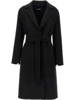 'S Max Mara: Чёрное пальто 