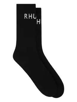 RHUDE: Чёрные носки 
