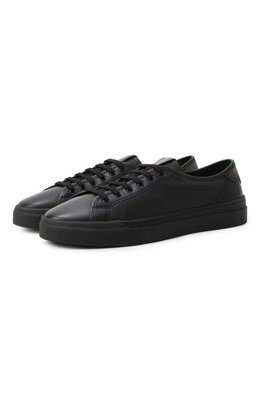 Santoni: Чёрные кеды 