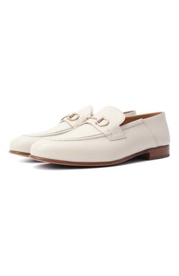 Ferragamo: Белые лоферы 