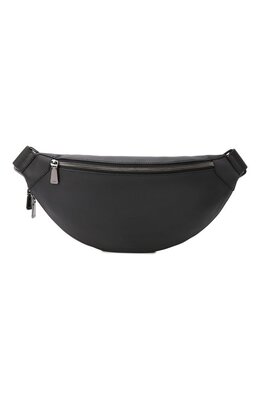 Lancel: Чёрная поясная сумка 