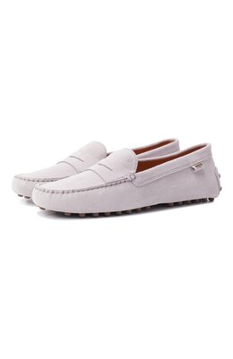 Tod’s: Серые мокасины  Gommino