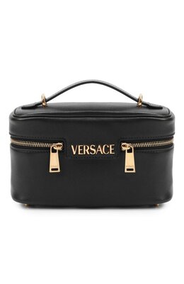 Versace: Чёрная сумка 