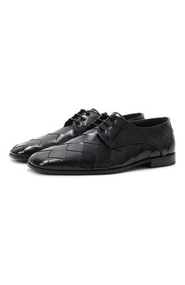 Bottega Veneta: Чёрные туфли  Roma