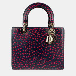 Dior: Синяя сумка-шоппер 