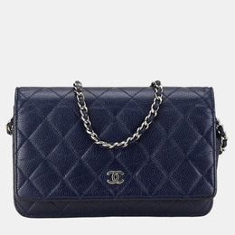 Chanel: Синий кошелёк 