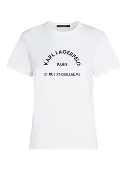 Karl Lagerfeld: Белая футболка  Rue St Guillaume