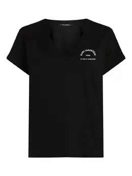 Karl Lagerfeld: Чёрная футболка  Rue St Guillaume