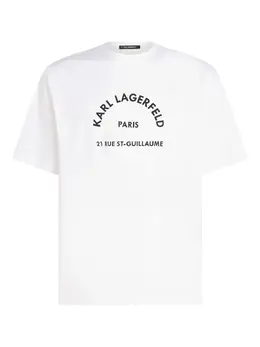 Karl Lagerfeld: Белая футболка  Rue St Guillaume