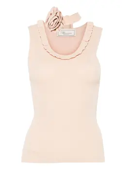 Blumarine: Светлый топ 