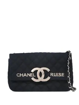 CHANEL Pre-Owned: Синяя сумка 