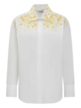 MSGM: Белая рубашка 