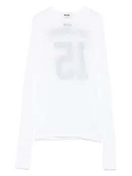 MSGM: Футболка с принтом 