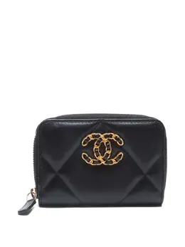 CHANEL Pre-Owned: Чёрный кошелёк 