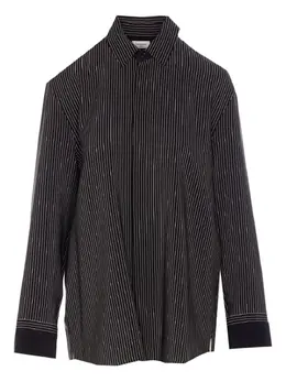 Saint Laurent: Рубашка в полоску 