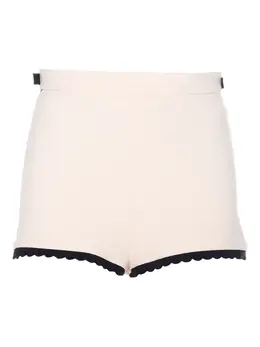 Elisabetta Franchi: Белые шорты 