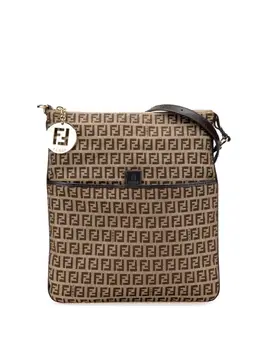 Fendi Pre-Owned: Коричневая сумка через плечо 