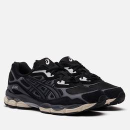 ASICS: Чёрные кроссовки  Gel