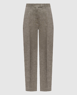 Max Mara: Брюки цвета хаки 