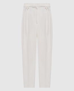 Brunello Cucinelli: Белые брюки 