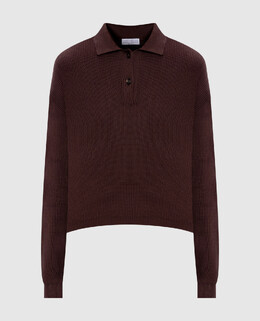 Brunello Cucinelli: Коричневый свитер 