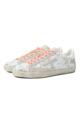 Premiata: Серебристые кеды  Steven-D