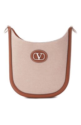 Valentino: Бежевая сумка 