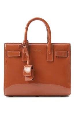Saint Laurent: Коричневая сумка  Sac de Jour Nano