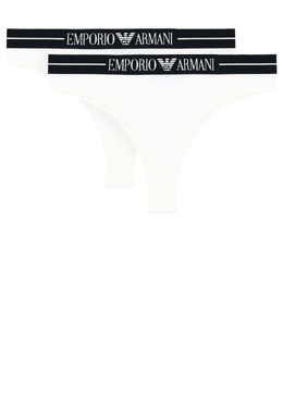 EMPORIO ARMANI Underwear: Белые трусы 