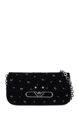 EMPORIO ARMANI: Чёрный клатч 