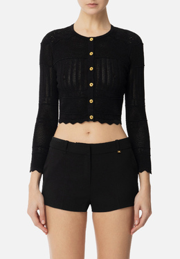 ELISABETTA FRANCHI: Трикотажный кардиган 