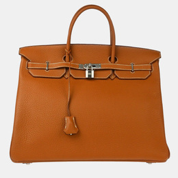 Hermes: Коричневая сумка  Birkin 40