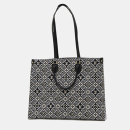 Louis Vuitton: Чёрная сумка-шоппер 