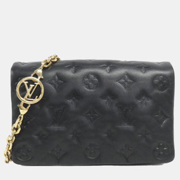 Louis Vuitton: Чёрная сумка  Pochette