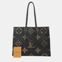 Louis Vuitton: Чёрная сумка-шоппер 