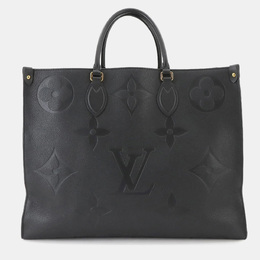 Louis Vuitton: Чёрная сумка-шоппер 