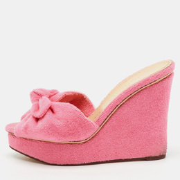 Charlotte Olympia: Розовые сандалии 