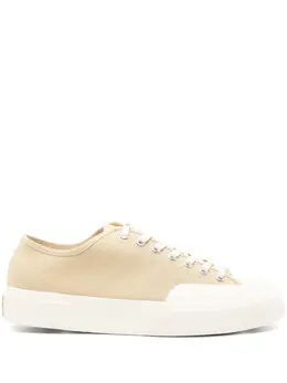 Superga: Бежевые кроссовки 