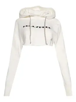 Rick Owens DRKSHDW: Белая толстовка 