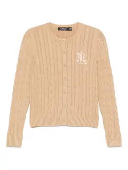 Lauren Ralph Lauren: Бежевый кардиган 